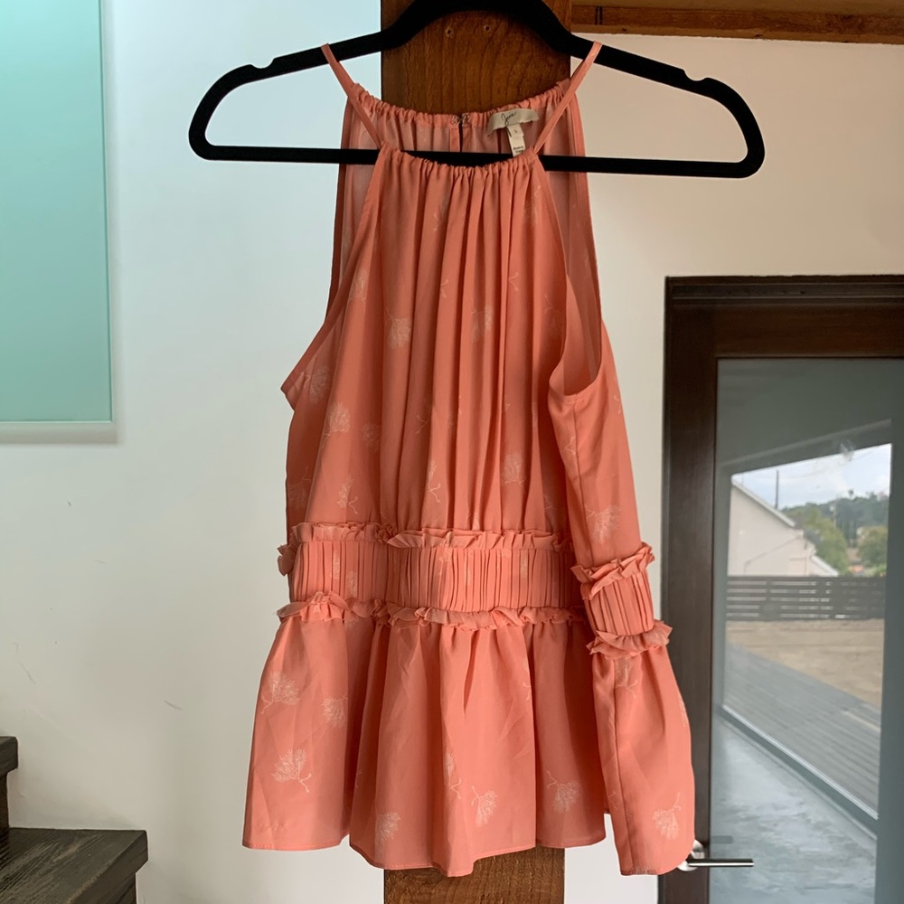 Joie Flower Peplum Top